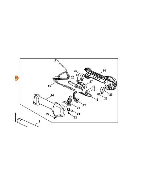 Empuñadura de mando VB017901300 STIHL