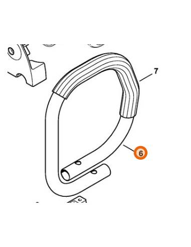 Manillar tubular con tubo flexible 42467901500...