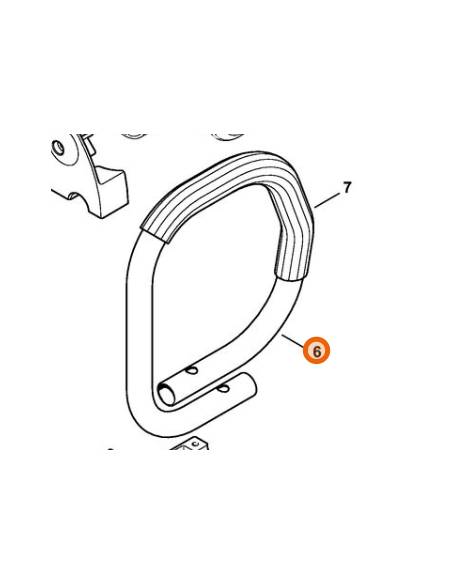 Manillar tubular con tubo flexible 42467901500 STIHL