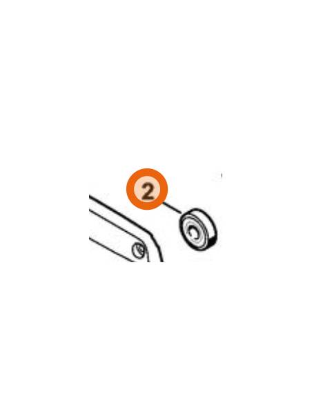 Rodamiento ranurado de bolas 6201 95030130240 STIHL