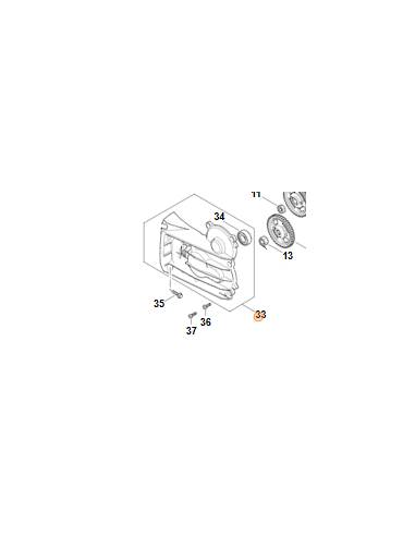 Tapa de la caja reductora VB016405800 STIHL