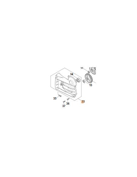 Tapa de la caja reductora VB016405800 STIHL