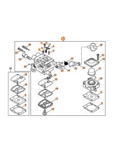Carburador VB01/01 VB011200601 STIHL