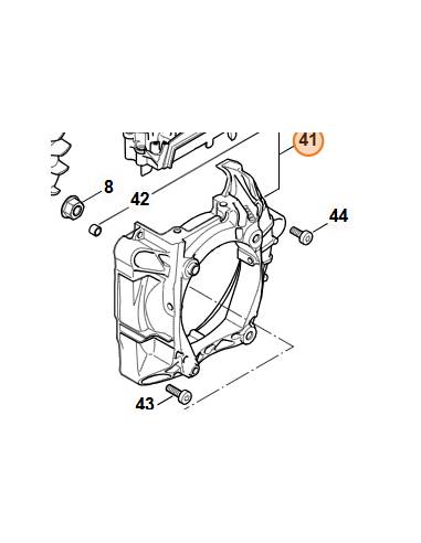 Carcasa del embrague VB011600600 STIHL