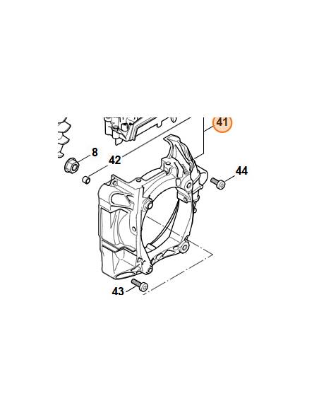 Carcasa del embrague VB011600600 STIHL