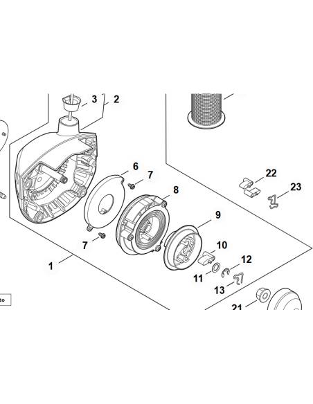 Tambor del cordón 41471901011
