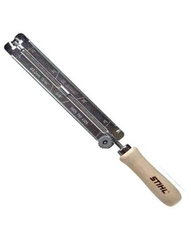 Portalimas STIHL con lima redonda cadenas 3/8"...