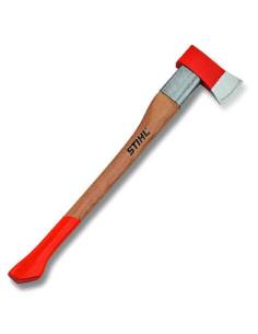 Hacha de talar STIHL AX 28 CS mango de nogal con casquillo