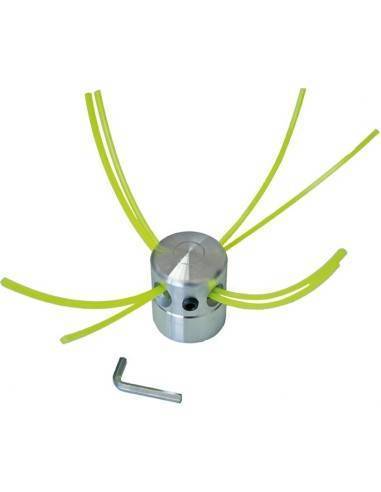 Cabezal de aluminio para 8 hilos - Tornillo...