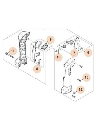 Empuñadura de mando