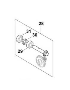 Juego de piñones VB016407300 STIHL