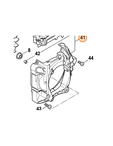 Carcasa del embrague VB011600600 STIHL