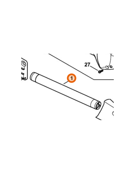Manillar tubular 42467911701 STIHL
