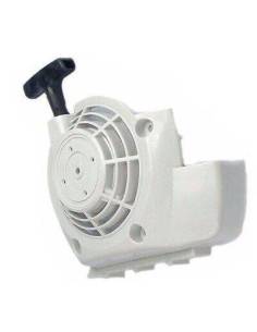 Carcasa del ventilador con mecanismo de arranque...