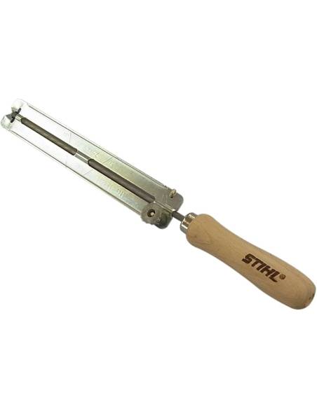 Portalimas STIHL con lima redonda cadenas 1/4" - 3/8" P (Ø 4,0 mm)