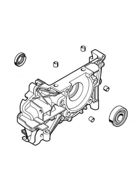 Parte del cárter lado del ventilador 41340202605 STIHL