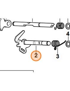 Eje de estrangulación con palanca 41801207108 STIHL