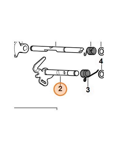 Eje de estrangulación con palanca 41801207108...