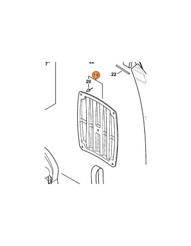 Almohadilla del espaldar 42417908001 STIHL