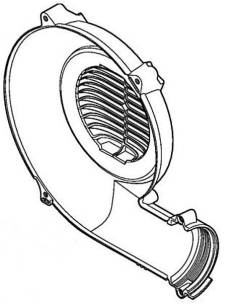 Carcasa del ventilador exterior 42417010705 STIHL